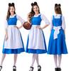 Halloween Parent-Child Costume Alice In Wonderland Alice Maid Blue Dress Performance Costume