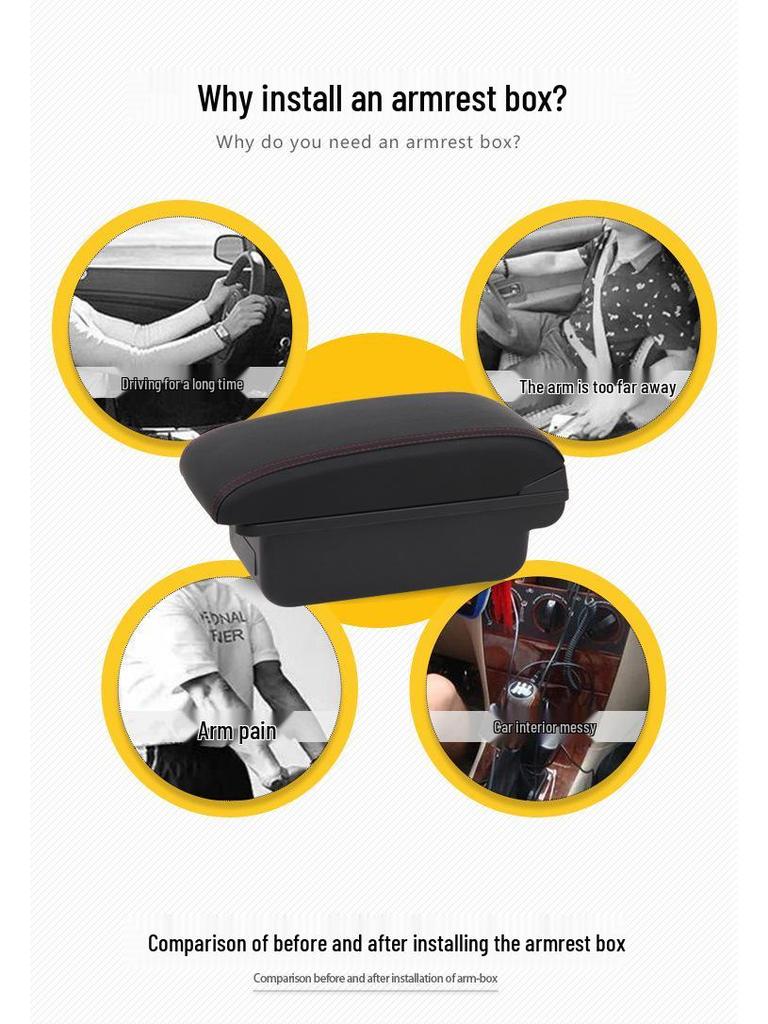 Proton BLM FLX FL Armrest Box - Dedicated Car Modification for Malaysia