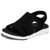 Ladies Mesh Upper Breathable Soft Comfortable Open Toe Sandals Casual Holiday Beach Walking Cross-Strap Flat Shoes