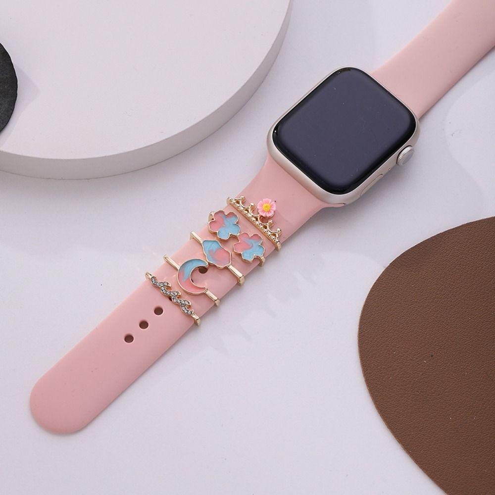 Metal Watch Band Ornament Brooch Decorative Nail Creative Wristbelt Charms  Strap Accessories