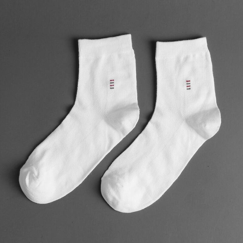 Windup Men's Mid-Calf Socks (6 Pack) (White)