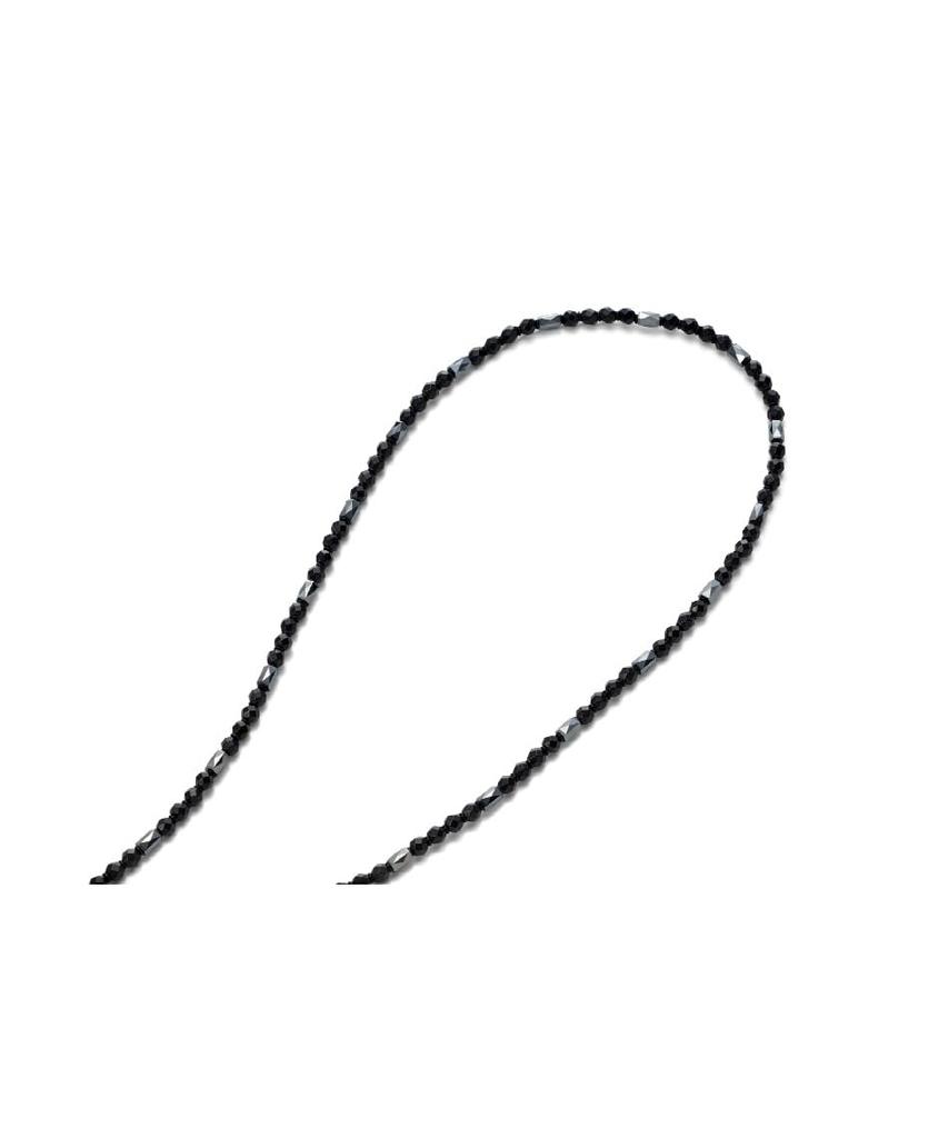 Colantotte THEO Necklace LUSSO Black 52cm