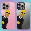 IMD Silver Simpsons Phone Case for iPhone 15 14 13 8 11 12 - Stylish and Protective Cover for Your Device