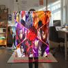 Japanese anime cartoon NARUTO famous Uzumaki Naruto blanket soft home furnishing nap decoration four seasons warm Sherpa blanket B2