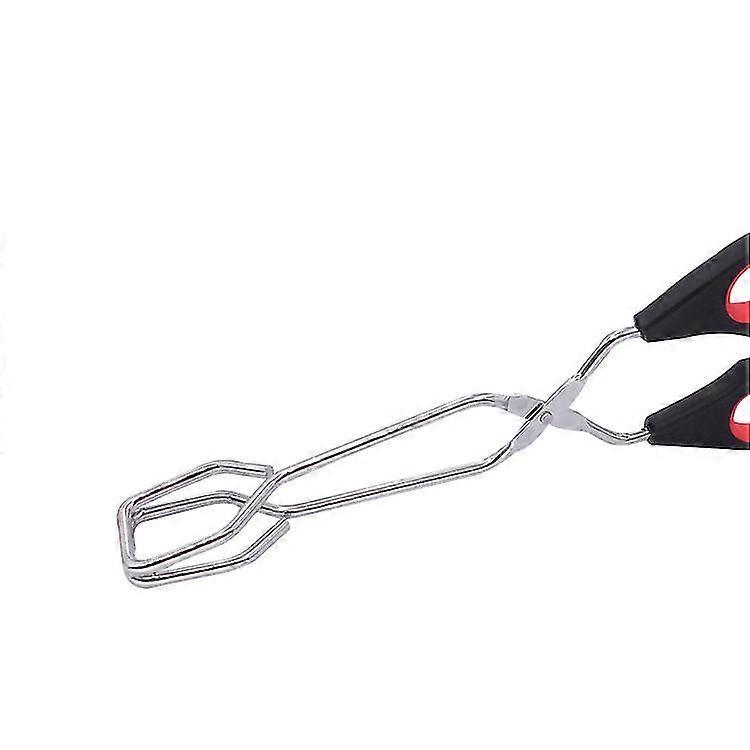 Kitchen Scissor Tongs 33cm Stainless Steel Scissor Cooking Tongs,multifunctional Food Clip Barbecue Charcoal Clip Barbecue Clip Bread Clip Extended Fi