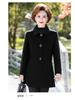 Qiao Yaying Autumn/Winter New Wool Coat for Middle-Aged Women – Solid Color, Large Size, Double-Sided, Short Style.