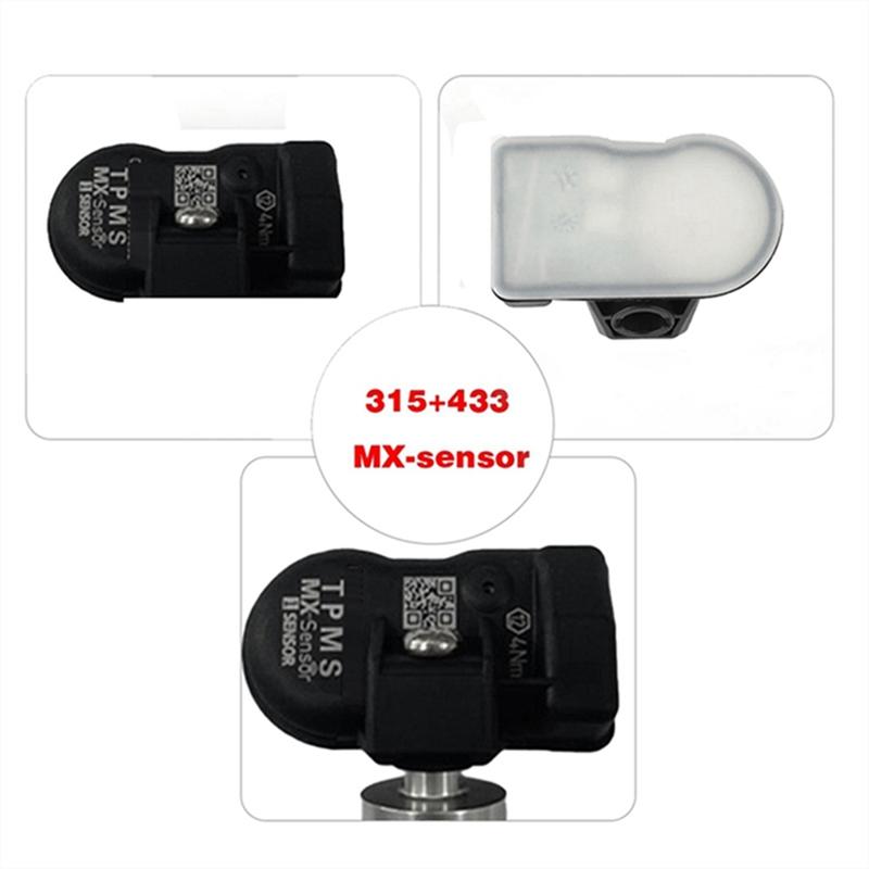 8 шт. Программируемый датчик TPMS MX 315 МГц + 433 МГц 2-в-1 Датчик давления в шинах Монитор Для инструмента Autel TS408 TS508 ITS600