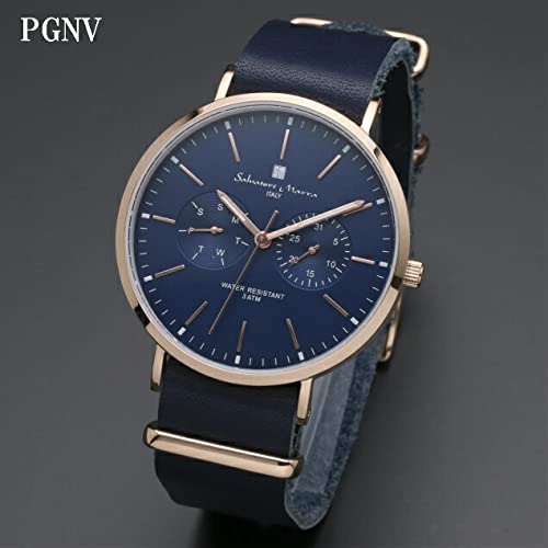 Часы Marra Storage BOX Pair Watch Silver Leather Watch [Salvatore Mara]Salvatore Navy/White SM15117-SSNVSVSM15117-SSWHBL [Обычный импорт]