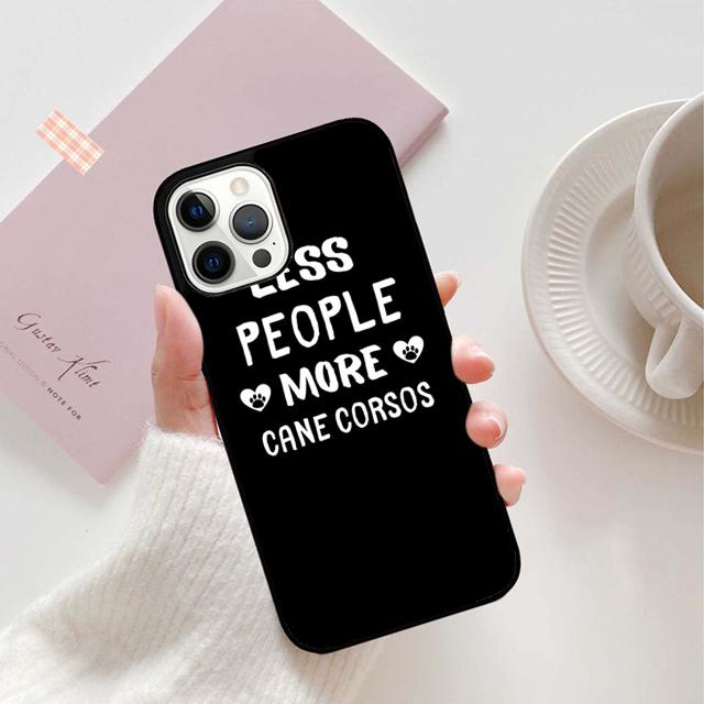 Чехол для телефона с цитатами о Кане-корсо Мастиф Для For iPhone 17 Air 16 15 11 12 13 14 Pro Max Plus coque