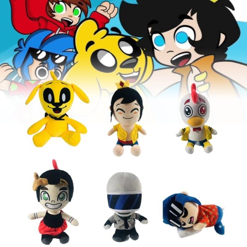 Очаровательная плюшевая игрушка Маска Желтого Пса Майккрека 25 см Мягкая и Удобная для Детей