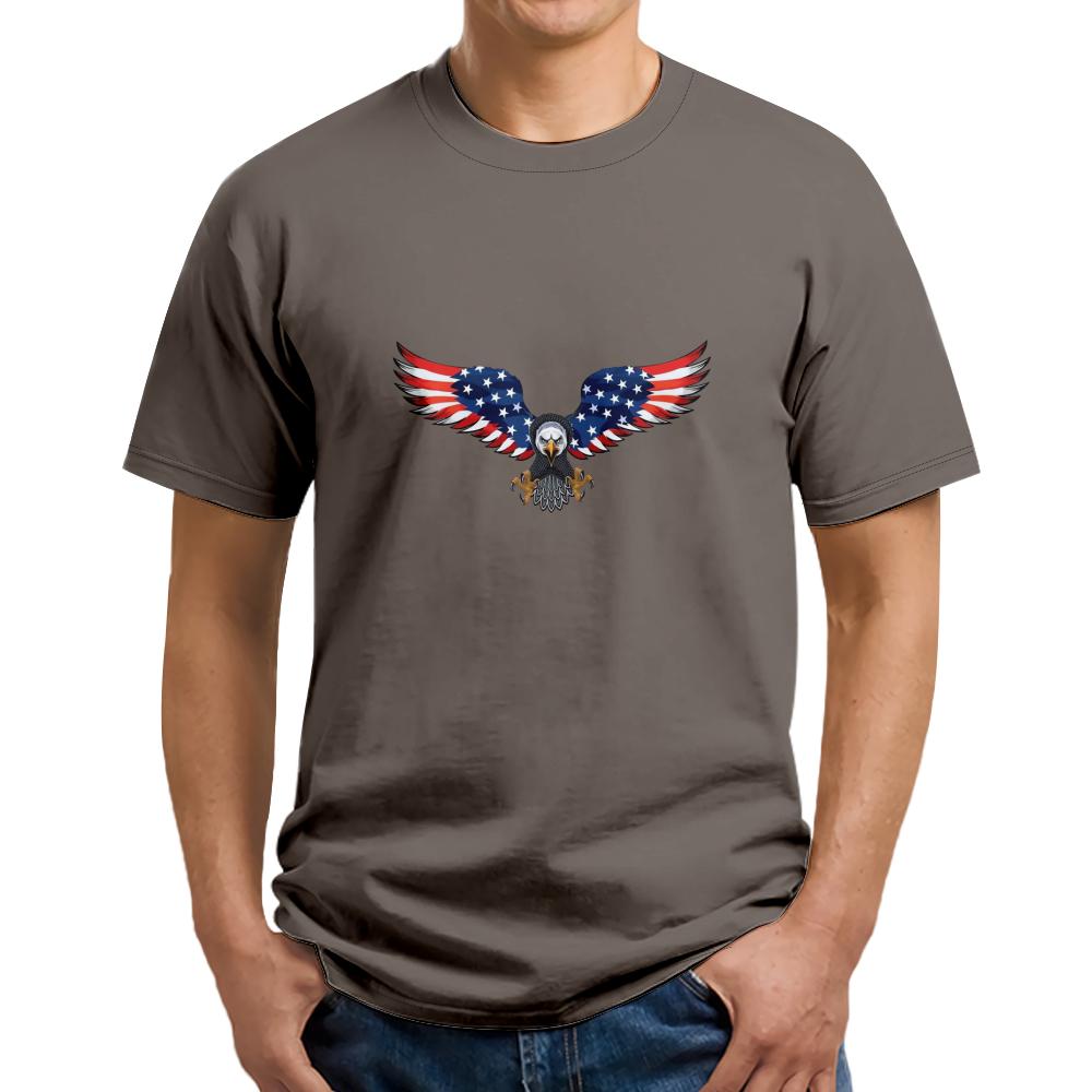 3D-печать Eagle Мужские рубашки с короткими рукавами Уличная одежда больших размеров