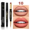 12 Colors Natural Lip Liner Pencil Lipstick Waterproof Moisturizing Two In One Lipstick Lip Profiler Makeup Tool Cosmetics
