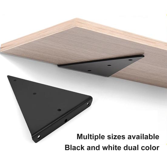 1 комплект скрытого кронштейна для полки, прочный подшипник, прочный треугольный настенный кронштейн для дома