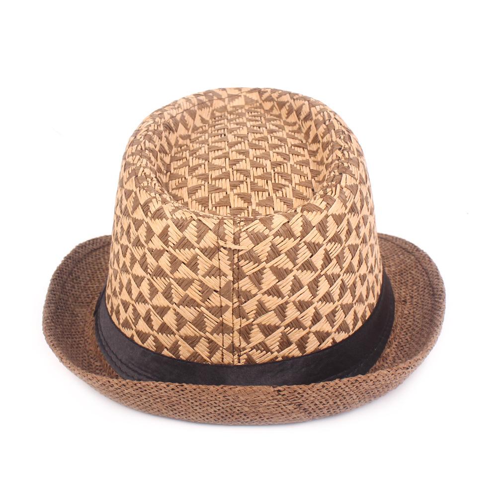 Men Baron Hat Straw Hat Spring Summer Sunshade Hat for Men Jazz Hat Gentleman Hat