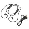  Earphone Cable 2 Pin Rechargeable Replace Upgrade Earbuds Wireless Cable with Mic Volume Control 