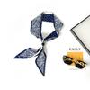 College Style With Silk Scarf Necklace, Long Beaded Silk Scarf, High-End Sense Jk With Silk Scarf Necklace, Belt Scarf.