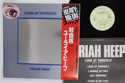 Виниловая пластинка URIAH HEEP  Look At Yourself VIP4137 BRONZE 1981 Япония Obi Рок Б/у