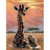 5D Алмазная картина Жираф Полный круглый дрель Алмазная вышивка Крестом