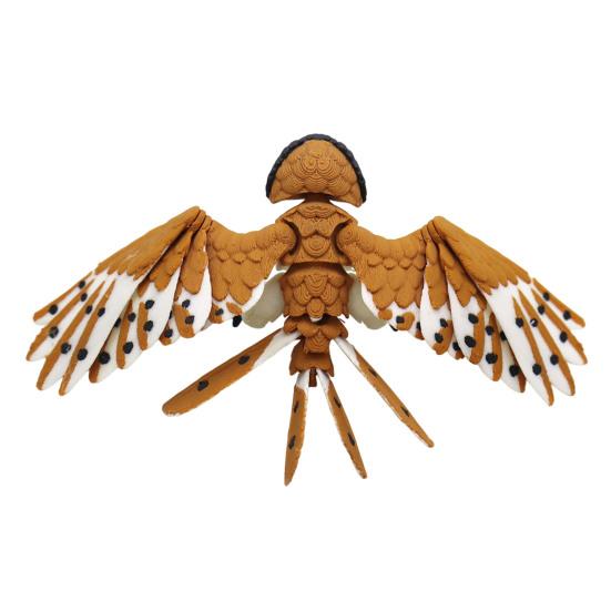 3D Printed Barn Owl Flexible Articulated Owl Model Lifelike Bird Sculpture Collectible Desk Toy for Stress Relief