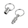 Double Removable Key Ring Silver Removable Key Ring Quick Release Key Chain
