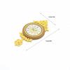 Simulated Dollhouse Wall Clock 1:12 Scale Doll Accessories Retro Miniature Wall Clock  Home Decor