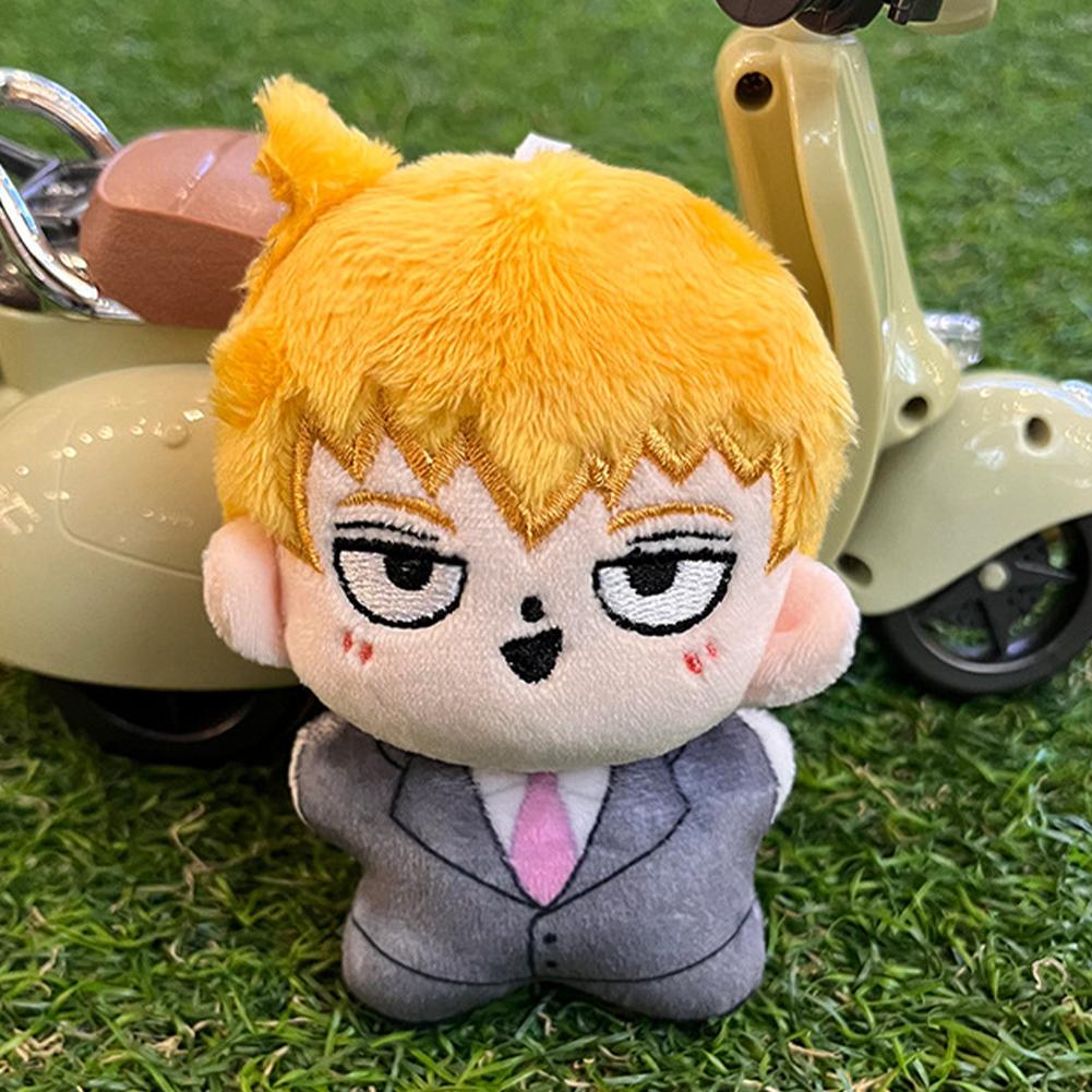 Anime Plush Doll Mob Shigeo Keychain Mini Bag Pendant Reigen Arataka Anime Peripheral Stuffed Toy Collection ornament Gifts 20cm