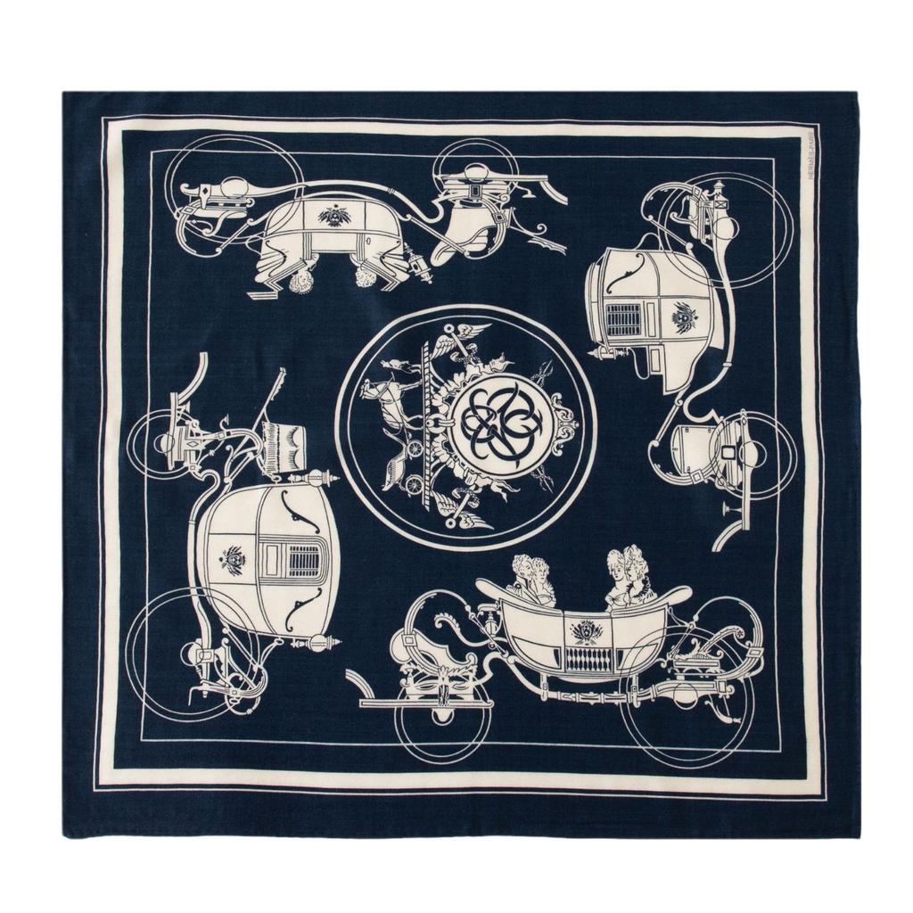 Silk Wool Double-sided Roman Car Mulberry Silk Large Square Scarf Autumn and Winter Warm Elegant Women's Square Scarf