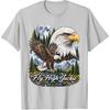 Fly High Jackie, Jackie and Shadow Bald Eagle for Men Women T-Shirt