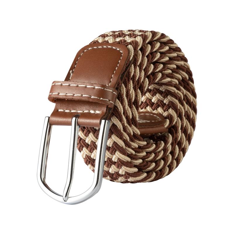 120cm Unisex Elastic Fabric Casual Belt Pin Buckle Expandable Braided Stretch Canvas Simple and Stylish Leisure Men Women Belt