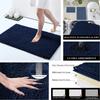 Chenille Soft Plush Bath Mat Super Absorbent Washable Non Slip Bathroom Comfortable Carpet for Shower Toilet Doormat Floor Rugs