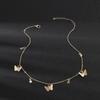 Clavicle Chain Elegant Choker Necklace Fashion Star Butterfly Pendant Women Gold Silver Colour