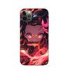 Phone Case - MANIACASE - Iphone 12 Pro Max - Silicone - Black - Demon Slayer Nezuko Kamado