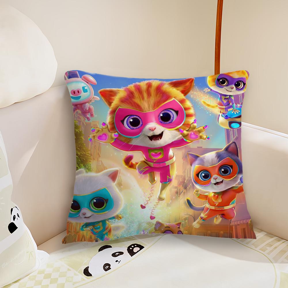 MINISO Милая мультяшная наволочка S-SuperKitties Гостиная Изголовье Спальня Офис Подушка Подушка Диван Подушка для сна