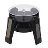LED Jewelry Display Turntable Solar Powered Rotating Stand Blue Led Light for Watch Necklace
