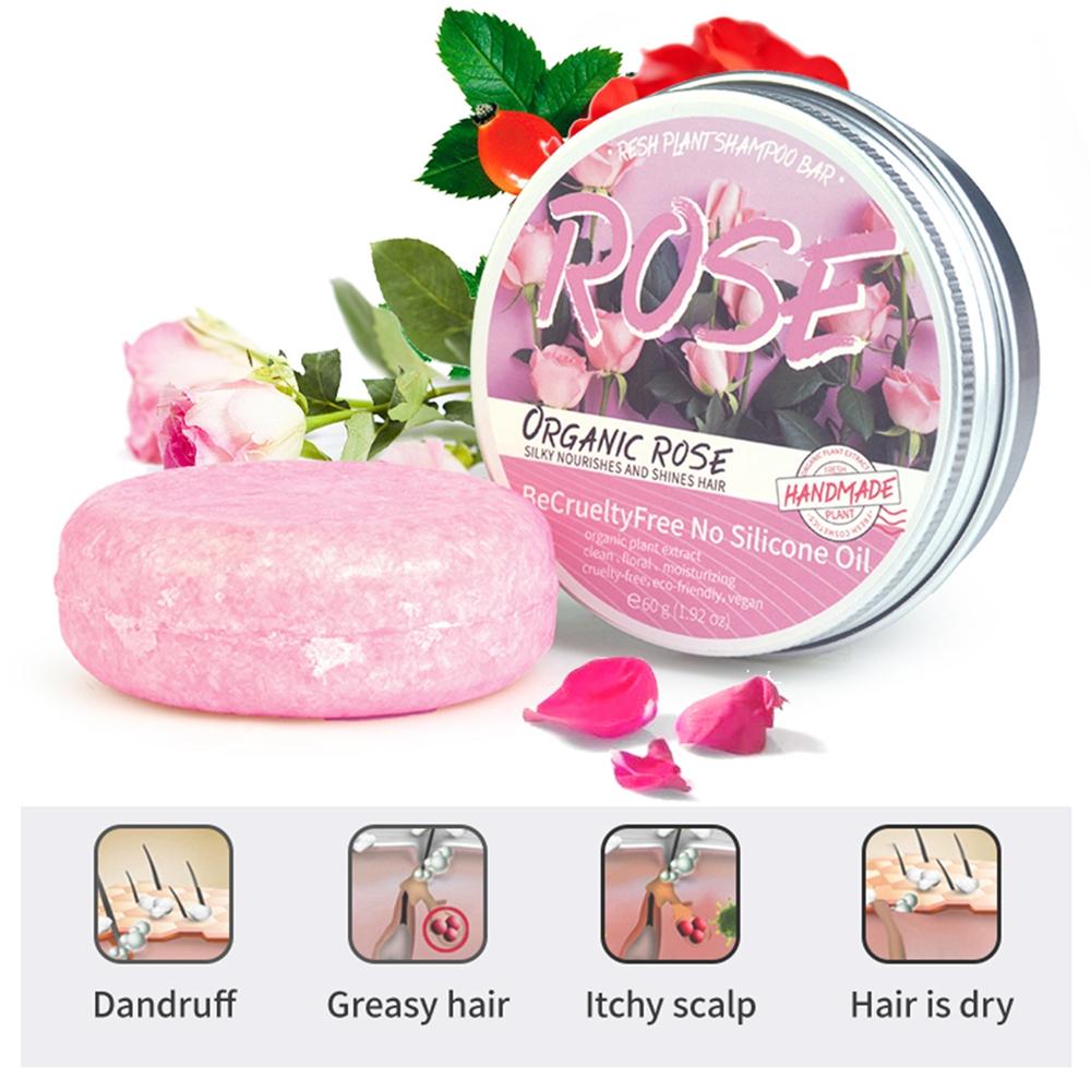 Шампунь Мыло Растительные Экстракты Твердый Шампунь Шампунь-Бар Контроль Жирности/Гладкость/Укрепление Корней Волос/Питание/Удаление Перхоти