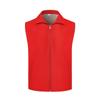 Красный волонтерский жилет на заказ с логотипом для мероприятий и деятельности