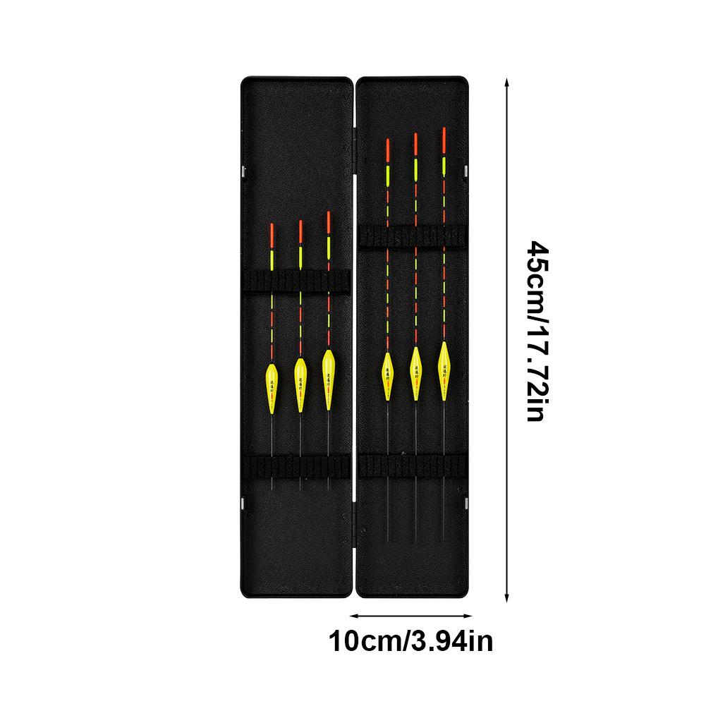 Набор рыболовных поплавков Поплавки с коробкой для хранения Рыболовные поплавки Высокая чувствительность для рыбалки на открытом воздухе