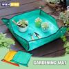 50/66/75/100cm Gardening Mat PE Transplanting Plant Waterproof Square Plant Potting Mat Thicken Foldable Garden Accessories