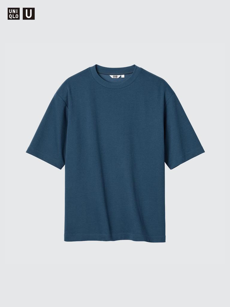 Uniqlo Футболка Japan Air Rhythm Cotton Oversize с рукавами 5 минут 