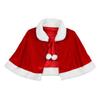 Thick Christmas Cloak Plush Santa Claus Costume Soft Women Ponchos  Adult