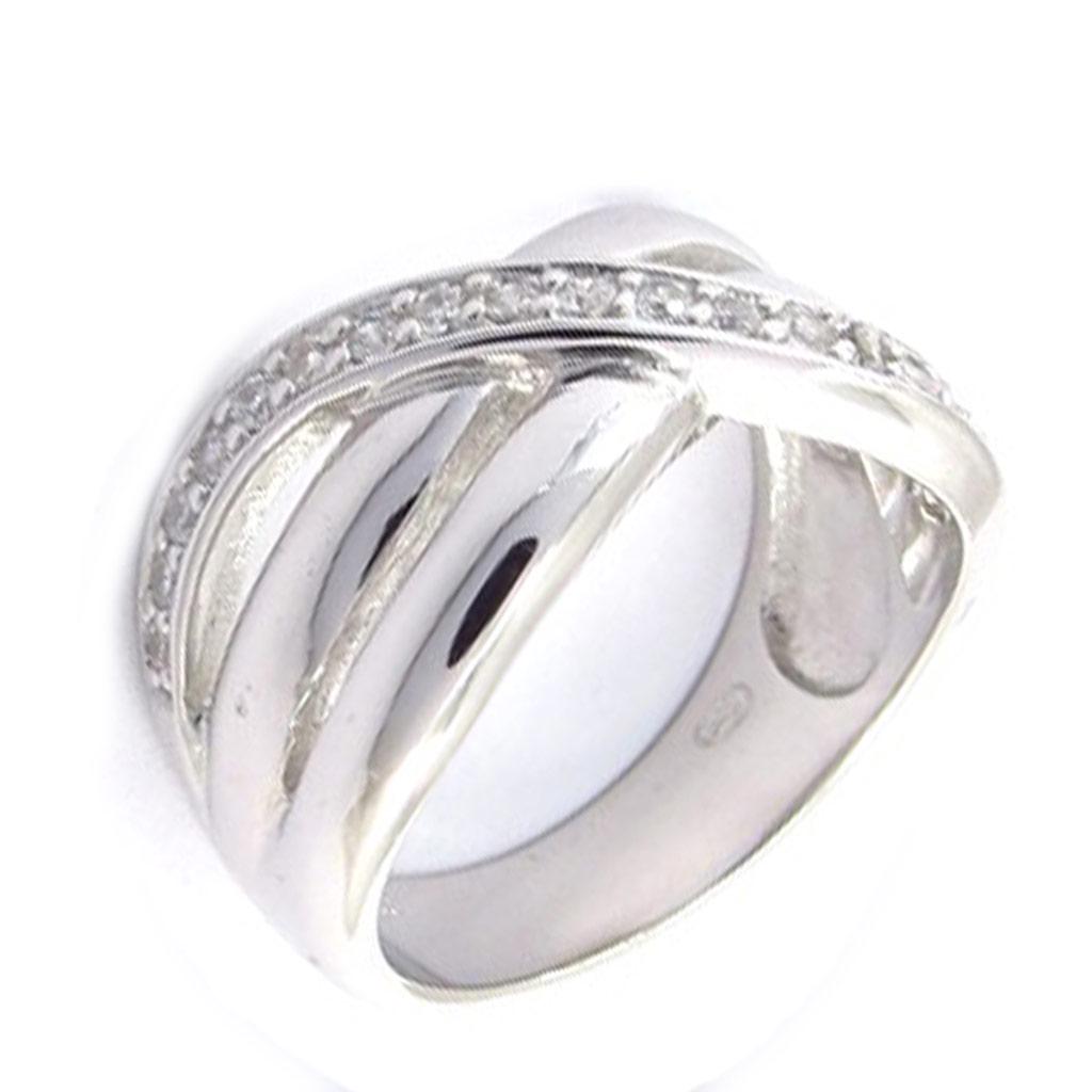 White 'Goddess' Silver Ring