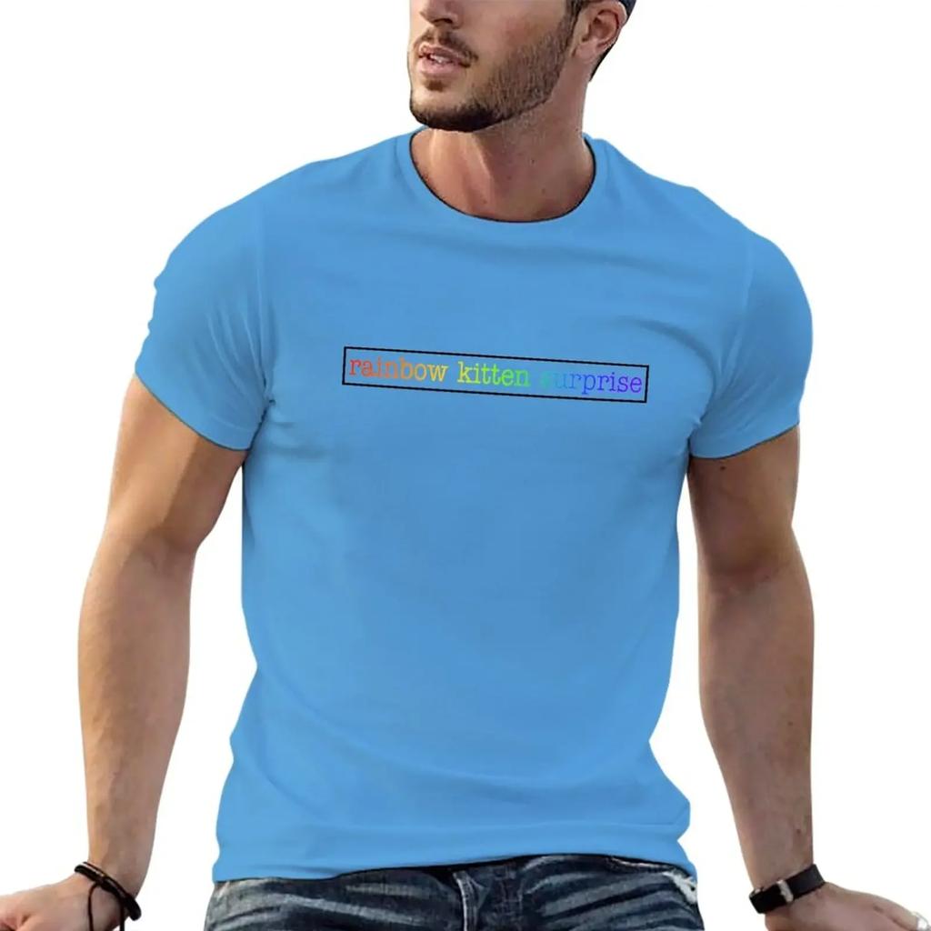 rainbow kitten surprise box T-Shirt vintage tops sweat graphic t-shirts pack