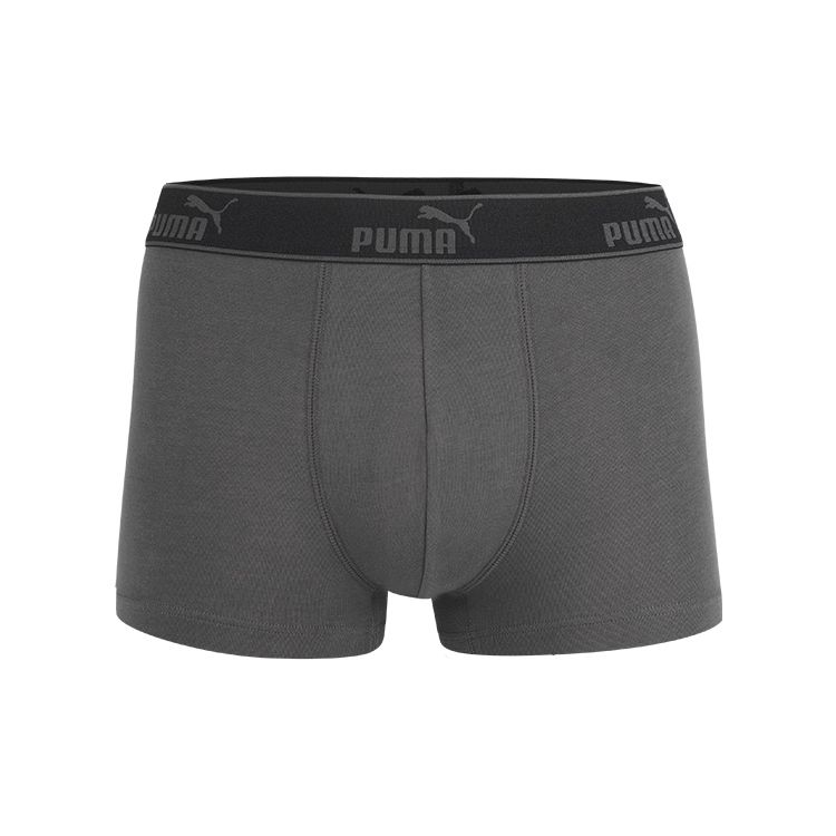 Puma Solid Color Letter Logo Sports Casual Boxer Briefs Men Underwear Dark-Gray 591520002-310