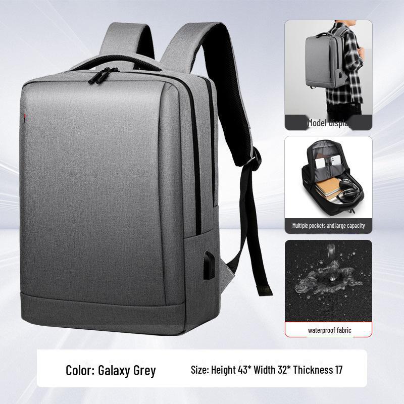 Мужской водонепроницаемый рюкзак для бизнеса и путешествий высшего класса - большая вместимость для поездок на работу и ноутбуков