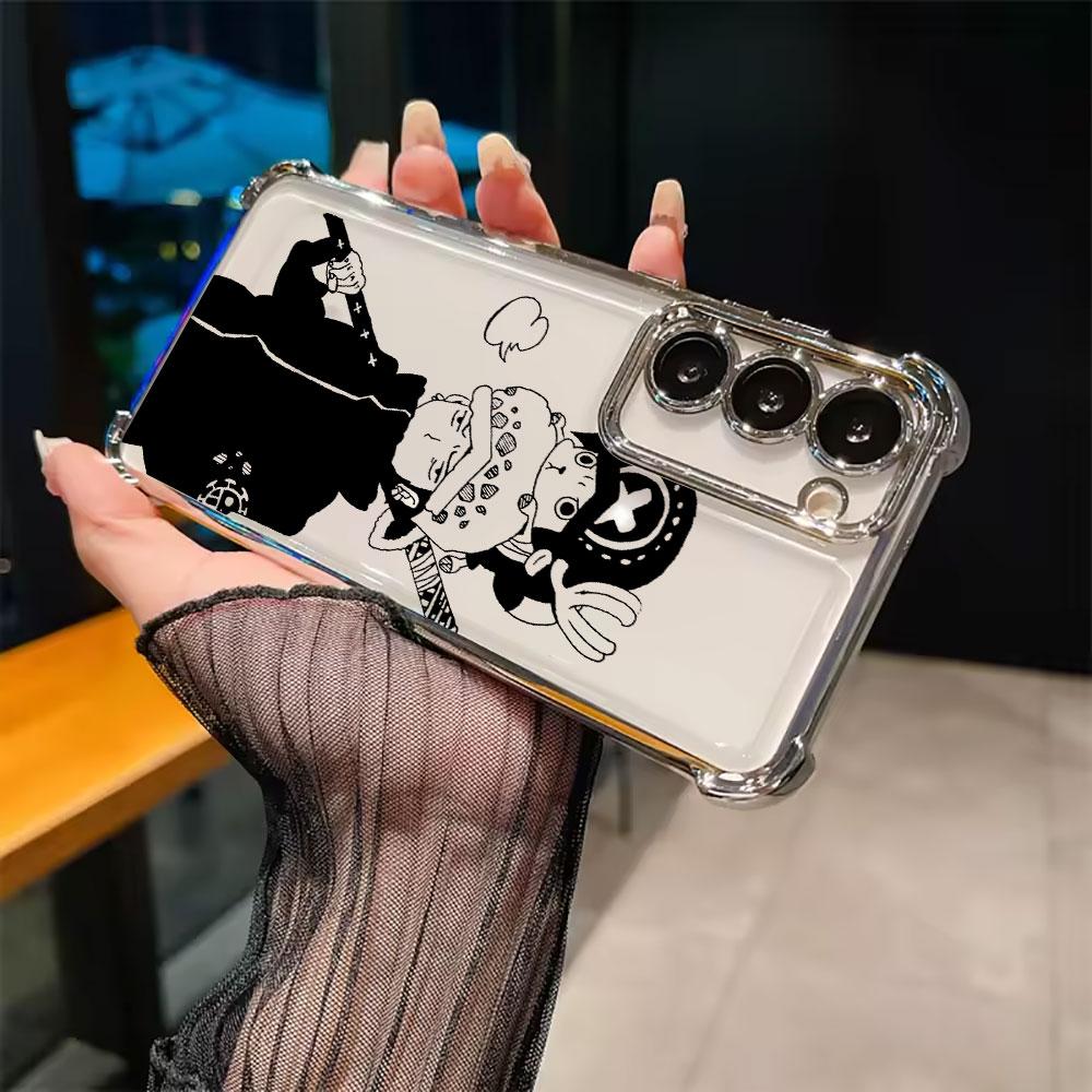 Zoro Luffy Law Comics Coque For Galaxy S26 Ultra Phone Case For Samsung S26 S25 S24 S23 S21 Ultra S20 FE S25 Plus 5G Soft Cover