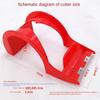 Convenient Iron Tooth Tape Cutter ABS Tape Holder Packaging Machine Tape Seat  Packing