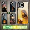 Религиозная вера Иисус Для iPhone 12, Pro, 16, 15, Mini, 13, 17, Max, 11, 14, Plus, Для Magsafe, Магнитный чехол для беспроводной зарядки