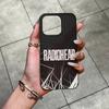 Чехол для телефона Rock-группы Radiohead Для iPhone 17 16 15 14 13 12 11 Pro Plus Pro Max Мягкий чехол в полоску