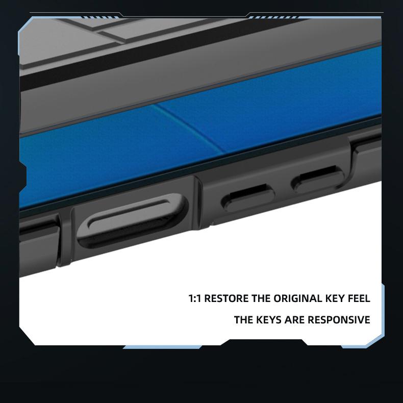 KEYSION Противоударный бронированный чехол для VIVO Y29 4G Мягкий силикон+ПК Вертикальная металлическая подставка-кольцо для телефона Задняя крышка для VIVO Y29