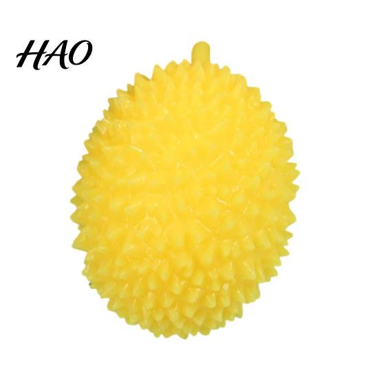 Durian Squeeze Toy Realistic Toy, Stress Relief Fake Shaped Ball Soft Stretchy Simulated Fruit Sensory for Adults Kids Portable Focus